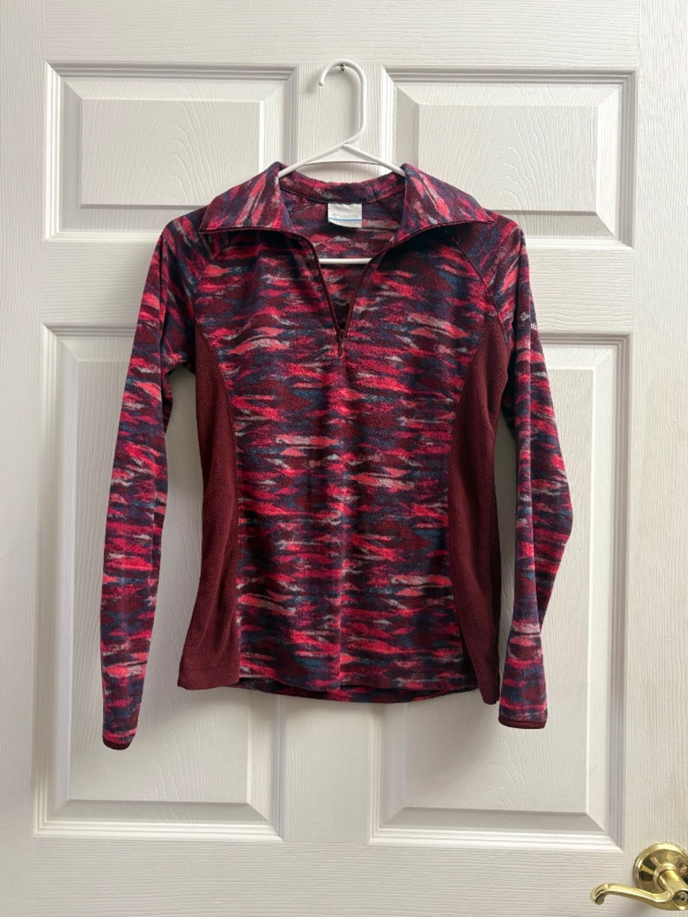 Women's Columbia Multicolored Quarter Zip Sweater